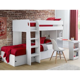 Queen size bunk bed deals with couch underneath